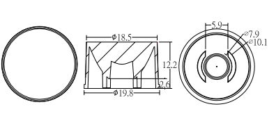 19.8mm鏡面