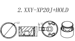 20mm鏡面(配xp-e)