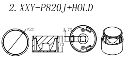 20mm鏡面(配OSRAM P8)