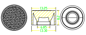 13.3mm珠面