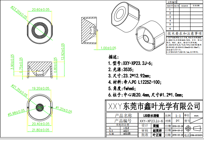 23.2鏡面6°/8°